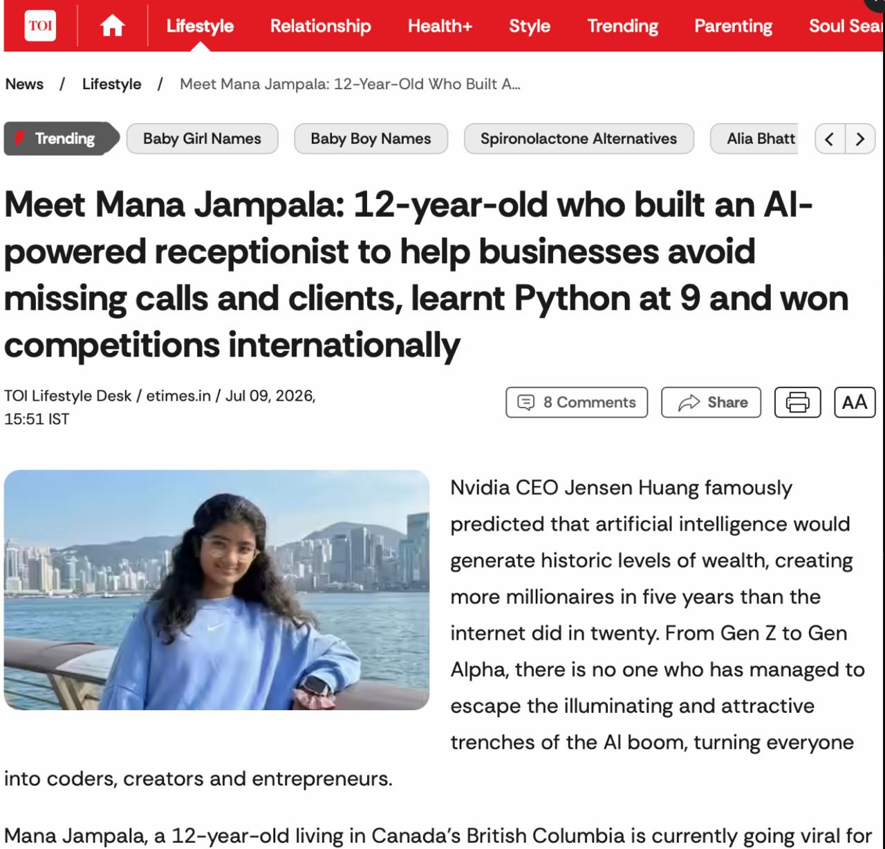 times of india screenshot